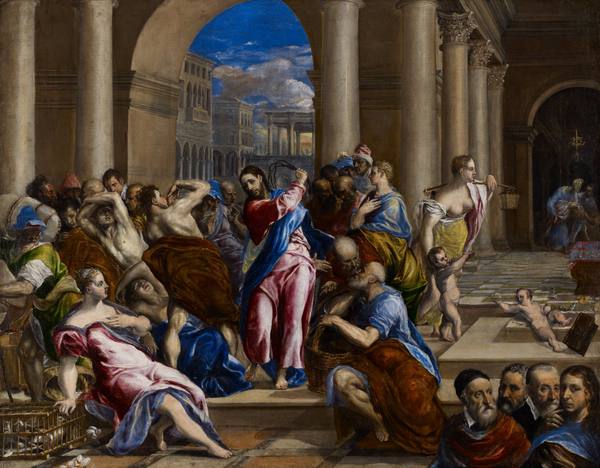 El Greco · Cleansing of the Temple · c.1600